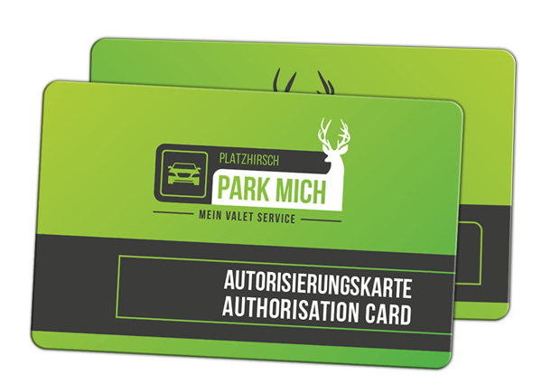 parkmich valet autorisierungskarte
